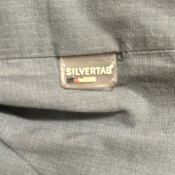 Levi’s Silvertab Slate Blue Cotton Short Sleeve Shirt Men’s Medium - Picture 5 of 7